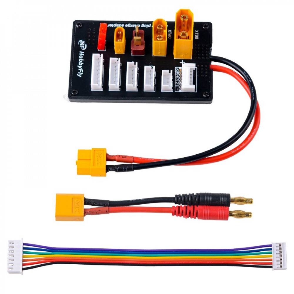 Lipo Parallel Charging Board - XT30 XT60 XT90 JST T Konektor