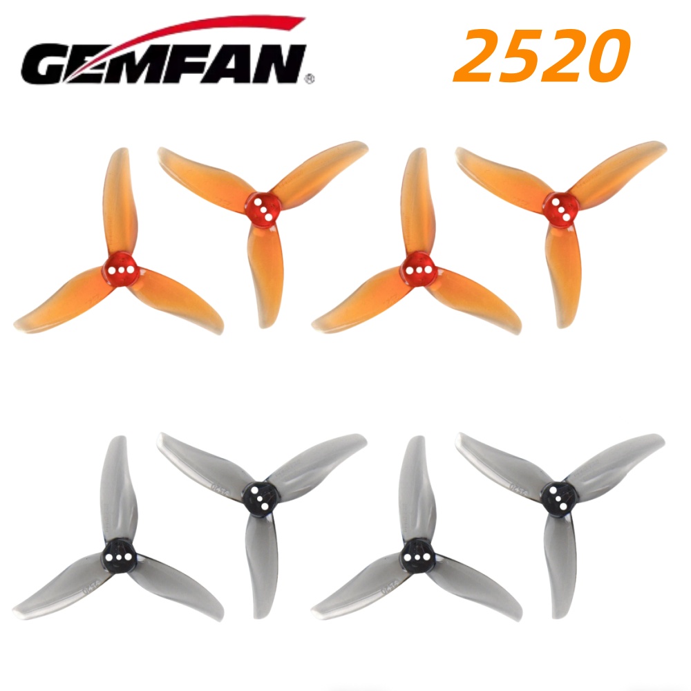 Drone Tech Rc - 4 Pasang Gemfan Hurricane 2520 2.5X2X3