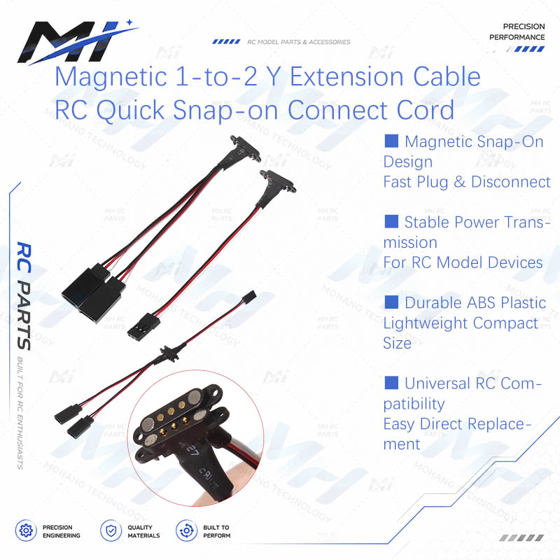 Drone Rc2 - Kabel Ekstensi Magnetik 1-ke-2 Y dengan