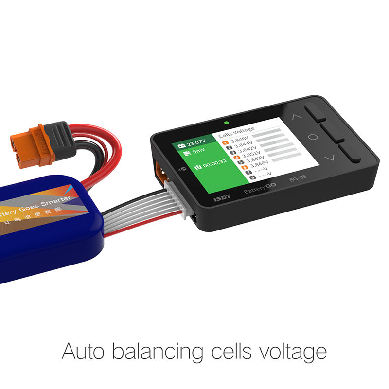 ISDT BG-8S Smart Battery Check - Drone Rc Signal ulasan dan harga