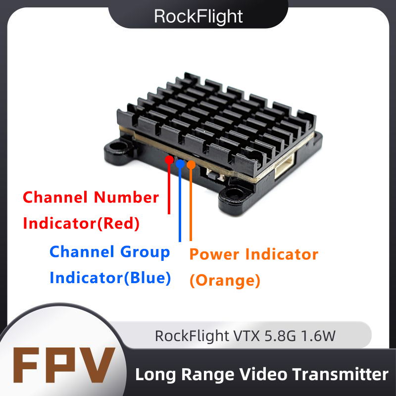 RockFlight TX663 VTX 5.8G 48CH - Drone Rc Fpv ulasan dan harga