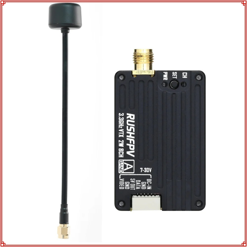 2026 RUSHFPV 3.3G 2W VTX Trans - Drone Rc2 ulasan dan harga