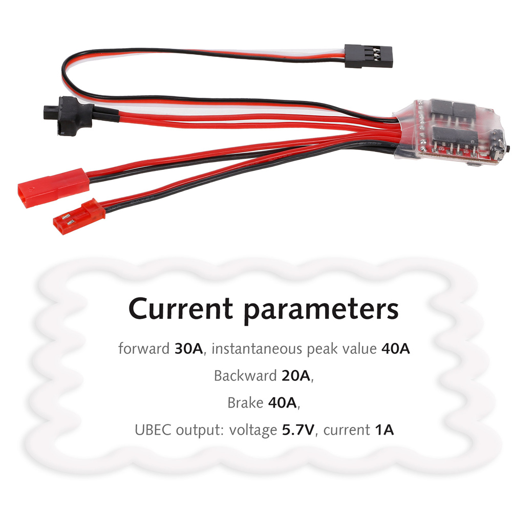 Mobil RC Mini 30A Brushed ESC  - Rc Boat ulasan dan harga