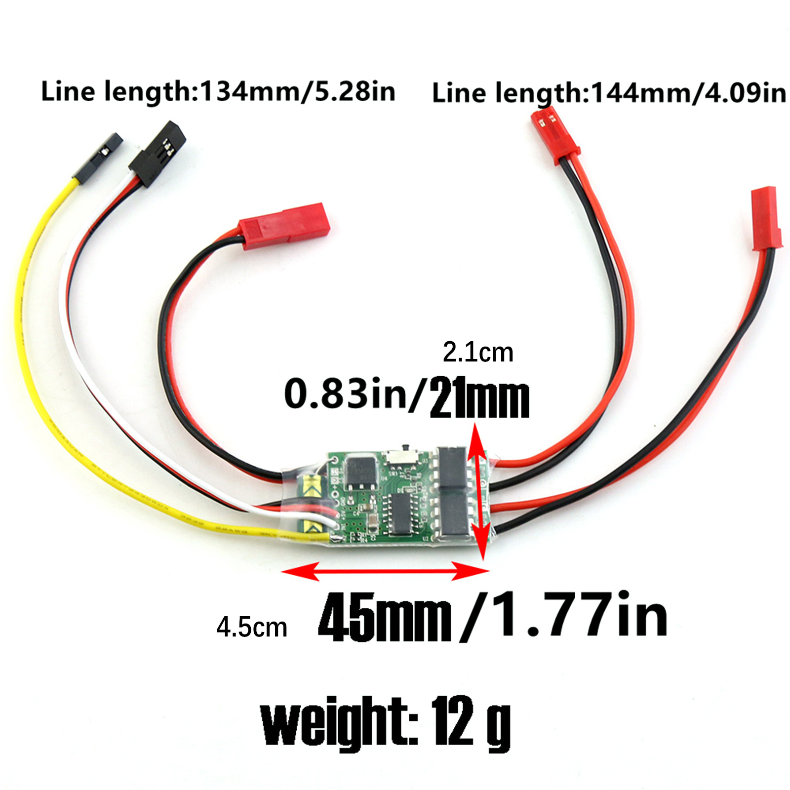 5A Dual Way Brushed ESC 2S/3S  - Rc Boat ulasan dan harga