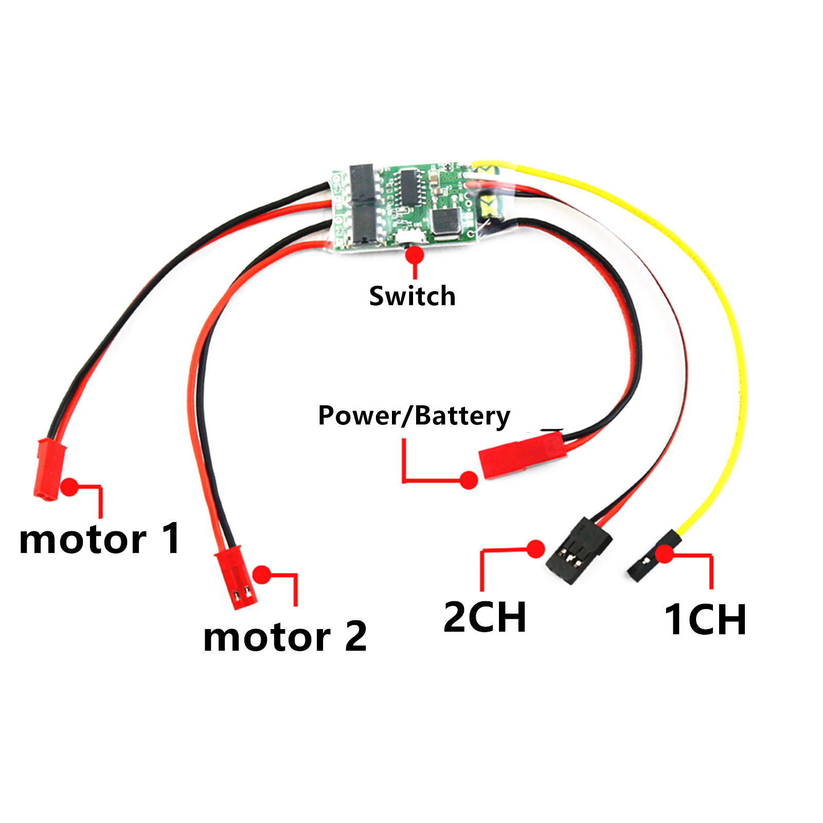 5A Dual Way Brushed ESC 2S/3S  - Rc Boat ulasan dan harga