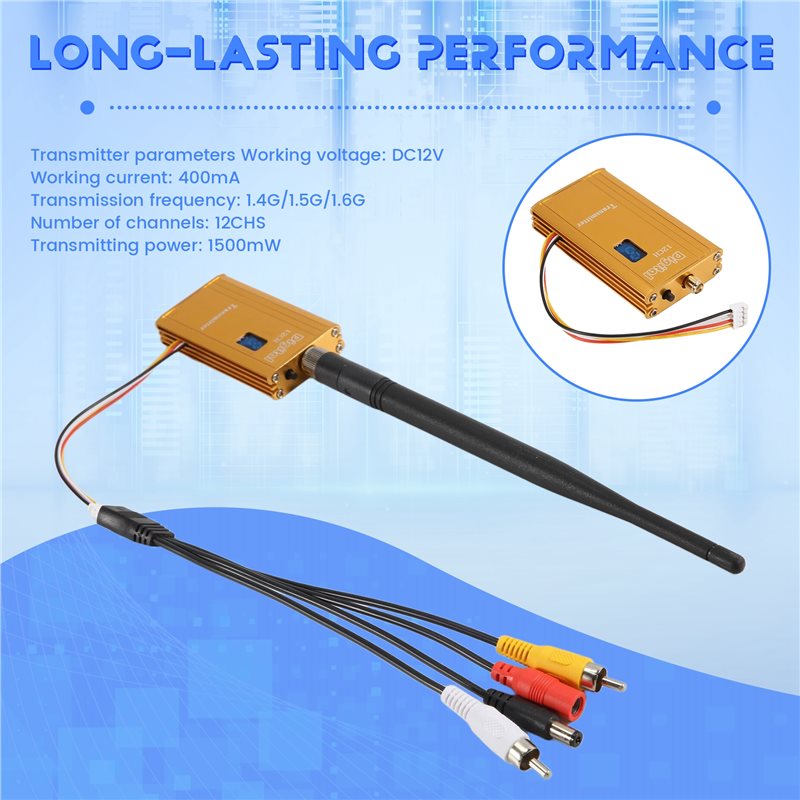 A48U 1.5G 1.5W FPV VTX 12CH 15 - Drone Rc Fpv ulasan dan harga