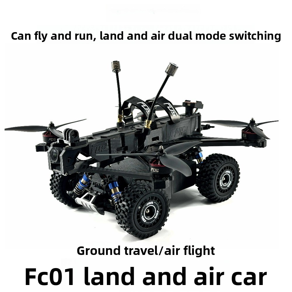 Mobil Drone FPV 7 Inci yang Da - Drone Rc Car Hybrid ulasan dan harga
