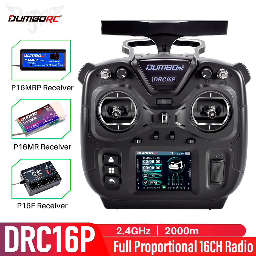 Transmitter RC DUMBORC DRC16P  - Drone Rc Jet ulasan dan harga