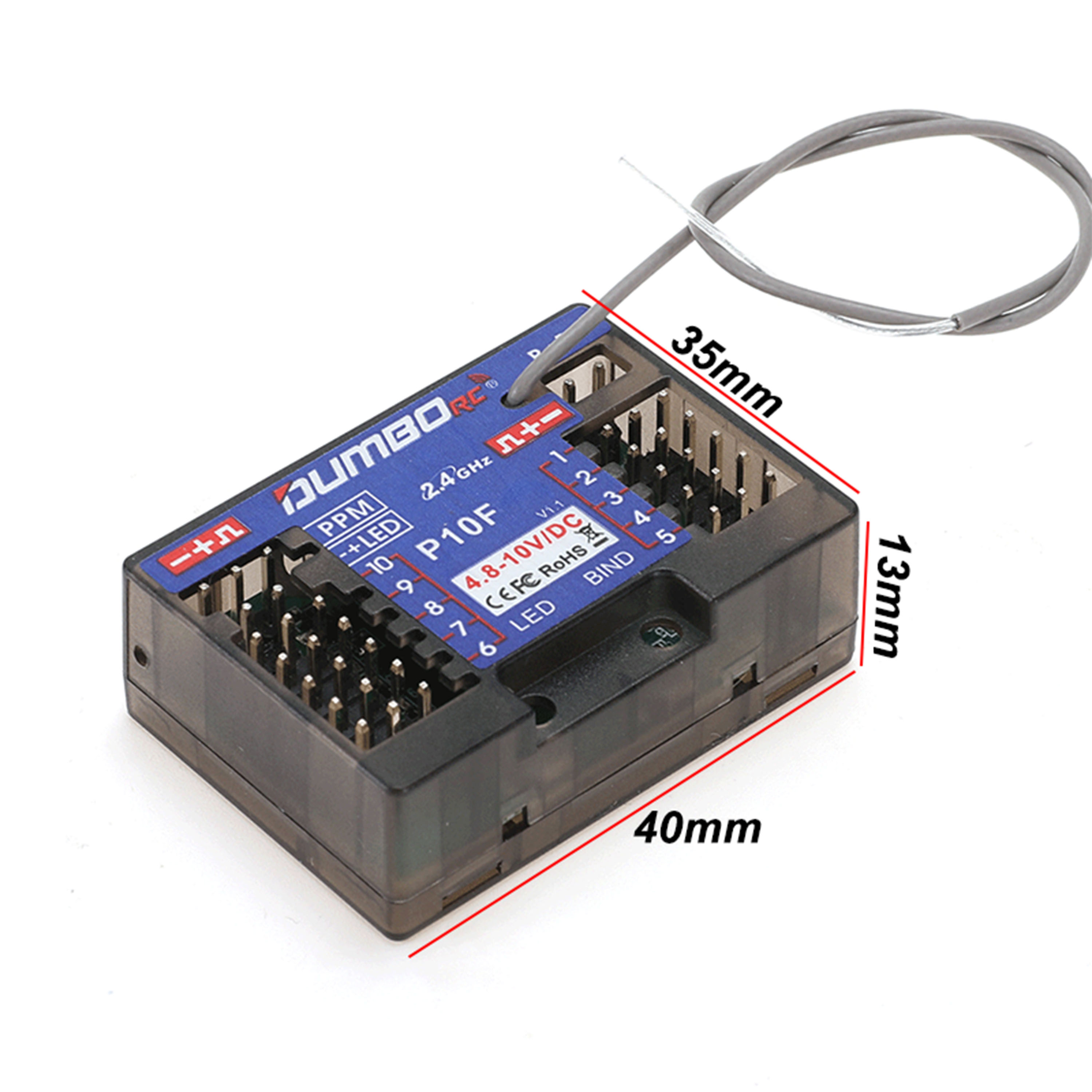DUMBORC P10F P10FG 10CH 2.4GHz - Rc Boat ulasan dan harga