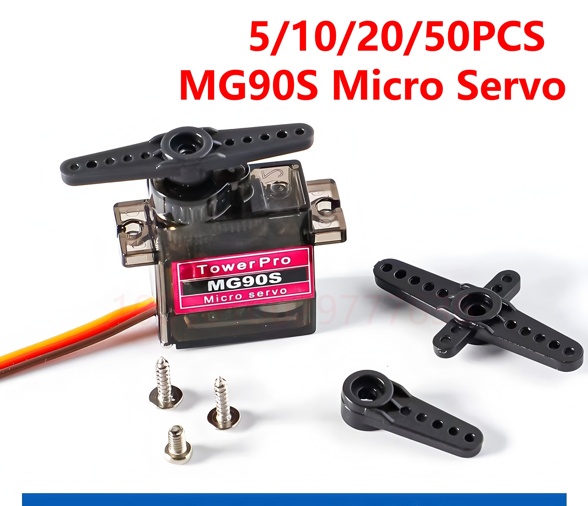 Servo MG90S 5/10/20/40Pcs Semu - Drone Rc Jet ulasan dan harga