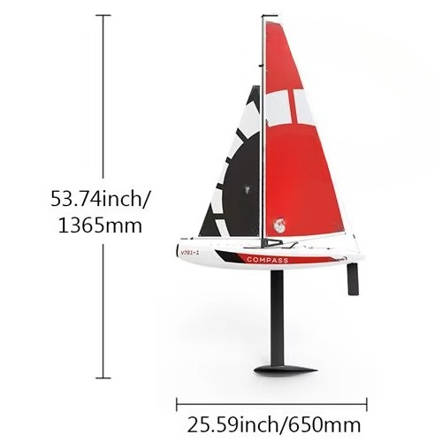 Kapal Layar Remote Control Tan - Rc Boat ulasan dan harga